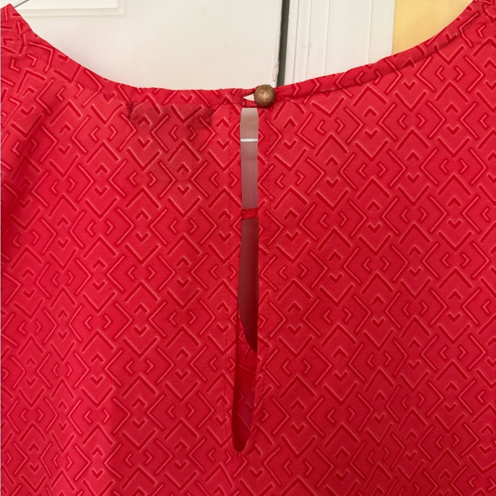 5th & Love Red and Black Boxy Tunic/Dress - Picture 4 of 6